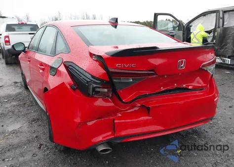 2025 Honda Civic Si Base W/High Performance Summer Tires/ from USA, damaged, VIN 2HGFE1E52SH474540